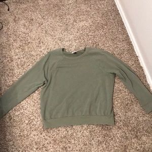 Long Sleeve Army Green Sweater